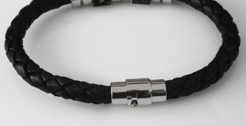 Personalised Birthday Leather Bracelet For Teenagers, 6 of 8
