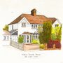 A5 Personalised House Portrait, thumbnail 3 of 9