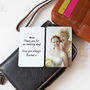 Personalised Wallet Or Purse Double Sided Photo Cards, thumbnail 2 of 4