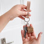 Personalised His And Hers New Home Keyring Gift Set | First Home Housewarming Gift, thumbnail 4 of 8