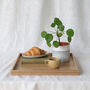 Reeded Wooden Decorative Tray, thumbnail 2 of 8