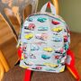 Personalised Cars And Vehicles Kids Backpack, thumbnail 1 of 2