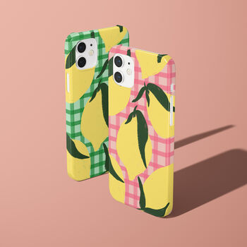 Lemons Phone Case Durable iPhone Samsung Mobile Cover, 2 of 7