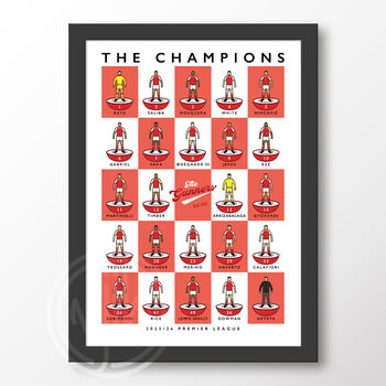 Arsenal Champions Squad 25/26 Poster, 6 of 6