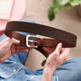 Personalised Date Leather Anniversary Belt, thumbnail 2 of 3