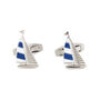 Personalised Engravable Sailing Yacht Cufflinks, thumbnail 5 of 6