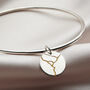 Personalised Kintsugi Disc Bangle, thumbnail 2 of 4