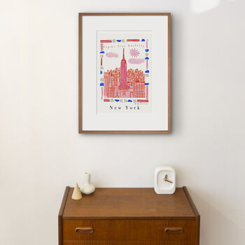 Empire State Building Art Print, New York City Scene, 4 of 7