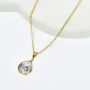 18ct Gold Salt And Pepper Pear Shape Diamond Necklace, thumbnail 1 of 2