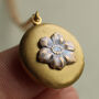 Forget Me Not Flower Locket, thumbnail 1 of 10