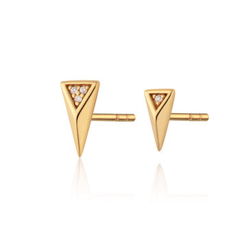 Rebel Mismatched Stud Earrings, Sterling Silver Or Gold Plated, 2 of 6