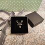 Stags Head Lapel Pin Badge With Gift Box, thumbnail 1 of 5