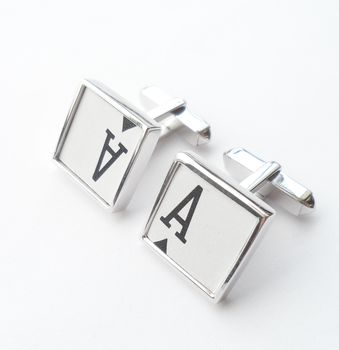 Playing Cards Silver Cufflinks, 4 of 4