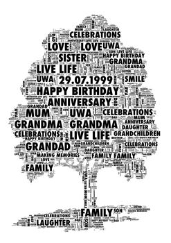 Family Tree Personalised Print, 3 of 3