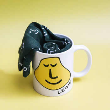 'Smiley Socks In A Mug' Gift Set, 3 of 3