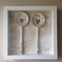 Framed Vintage Style Ceramic Spoons, thumbnail 2 of 5