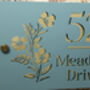Personalised Buttercup Meadow Design House Sign Acrylic, thumbnail 2 of 6