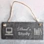 Personalised Study Slate Sign, thumbnail 2 of 4