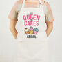 Personalised Queen Of Cakes Apron – Baking Gift For Her, thumbnail 2 of 2