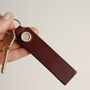 Personalised Classic Leather Key Fob, thumbnail 3 of 12