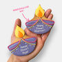 Personalised Diwali Diya Letterbox Cookie, thumbnail 2 of 8