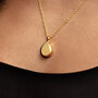 Teardrop Urn Ashes Necklace – 18 K Gold Plate, thumbnail 7 of 10