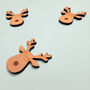 Christmas Rudolph Reindeer Wooden Table Confetti, thumbnail 2 of 2