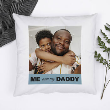 Dad’s Personalised Photo Cushion Cover, 2 of 5
