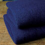 Fraser Navy Chunky Supersoft Lambswool Scottish Jumper, thumbnail 6 of 9