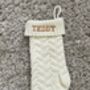 Personalised Embroidered Knitted Christmas Stocking, thumbnail 12 of 12