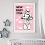 Original Stormtrooper Sci Fi New Baby Girl Print, thumbnail 1 of 2