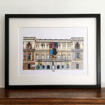 'Royal Academy, London' Recycled Paper Collage Print, 2 of 4