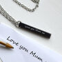 Personalised Necklace Mums Heartfelt Message, thumbnail 1 of 6