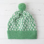 Bright Leopard Knitted Pom Pom Hat, thumbnail 5 of 11