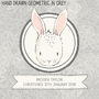 Personalised New Baby Bunny Print, thumbnail 5 of 8