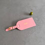 Personalised Leather Luggage Tag, thumbnail 4 of 9
