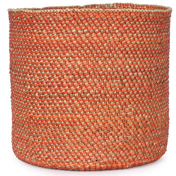 Milulu Grass Terracotta Storage Basket, 6 of 6