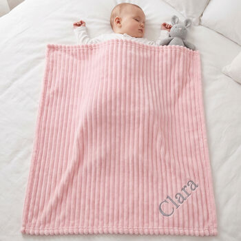 Personalised Pink Wafer Baby Wrap, 2 of 6