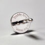 'Father Of The Bride Or Groom' Wedding Date Cufflinks, thumbnail 2 of 8