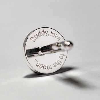 'Father Of The Bride Or Groom' Wedding Date Cufflinks, 2 of 8