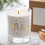 Personalised Gold Foil Scented Candle, thumbnail 1 of 5