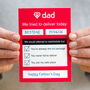 Delivery Themed Father's Day Card, thumbnail 1 of 4
