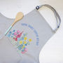 Personalised A Pocket Of Flowers Apron, thumbnail 2 of 4