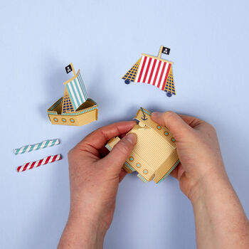Create Your Own Pirate Blow Boats Mini Kit, 5 of 6