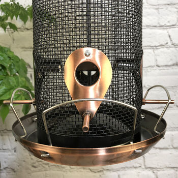 Giant Copper Style Seed Bird Feeder, 6 of 7