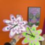Flower Decorative Shape Clock, thumbnail 10 of 12