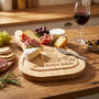 Personalised Guitar Shaped Wooden Chopping Board, thumbnail 2 of 4