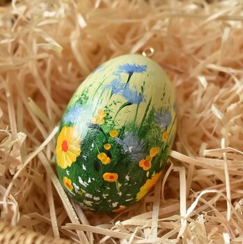 Hand Painted Easter Egg Meadow, 2 of 4