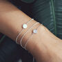 Dana. Dotted Sterling Silver Chain Bracelet, thumbnail 3 of 4