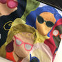 Personalised Printed Cotton Make Up Pouch Bag With Zip, thumbnail 5 of 5
